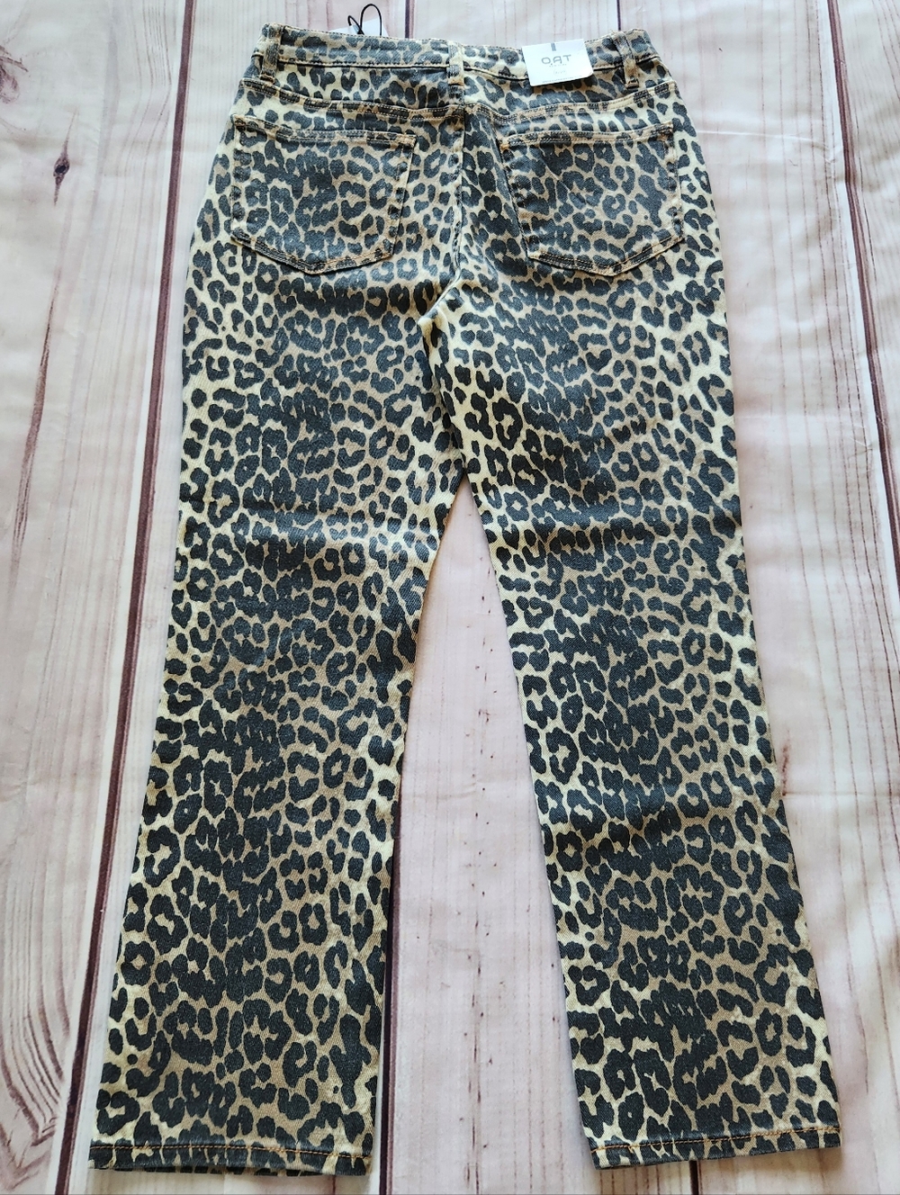 NWT OAT New York "Mid Rise Slim Fit" Leopard Print Jean, Women's Size 8/29 - Picture 7 of 11
